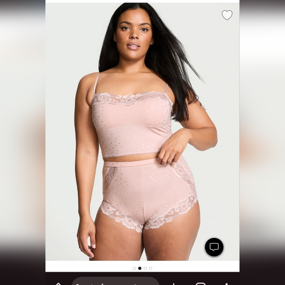 Victoria's Secret Blush Lace Chemise